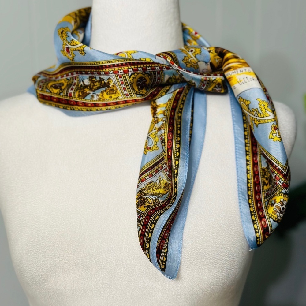 100% Acetate Roma Scarf made in Italy